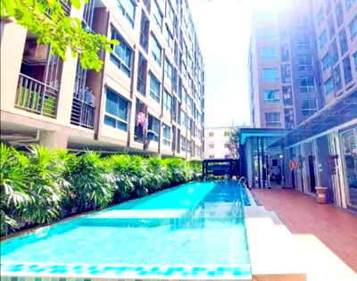 คอนโดให้เช่า : 1 ห้องนอน | 1 ห้องน้ำ | BTS Samrong | 28 ตร.ม. | 9,500 บาท/เดือน | ชั้น 7 — Niche Id Sukhumvit 113 กรุงเทพฯ