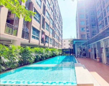 1Bed | 1Bath | BTS Samrong | 28sqm | THB 9,500/mo | Fl.7 — Niche Id Sukhumvit 113 Bangkok