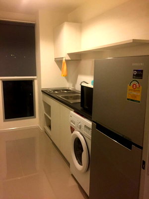 Condos for rent : 2Bed | 2Bath | BTS Phra Khanong | 55sqm | THB 25,000/mo | Fl.2 — Aspire Sukhumvit 48 Bangkok