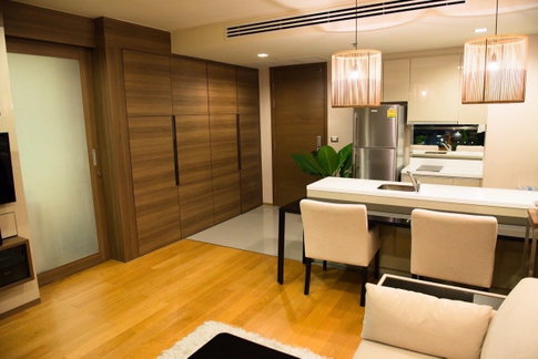 2Bed | 2Bath | MRT Phetchaburi | 65sqm | THB 43,000/mo | Fl.30 — The Address Asoke Bangkok