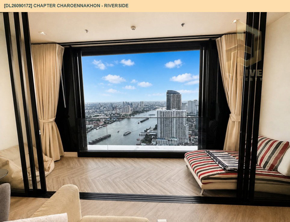 รูป DL26090172 ให้เช่าคอนโด แชปเตอร์ เจริญนคร - ริเวอร์ไซต์ (Chapter Charoennakhon - Riverside) ใกล้ BTS กรุงธนบุรี พร้อมเข้าอยู่ โทรด่วน 0614453194 LineID @952jdxxk - รูปที่ 6/17