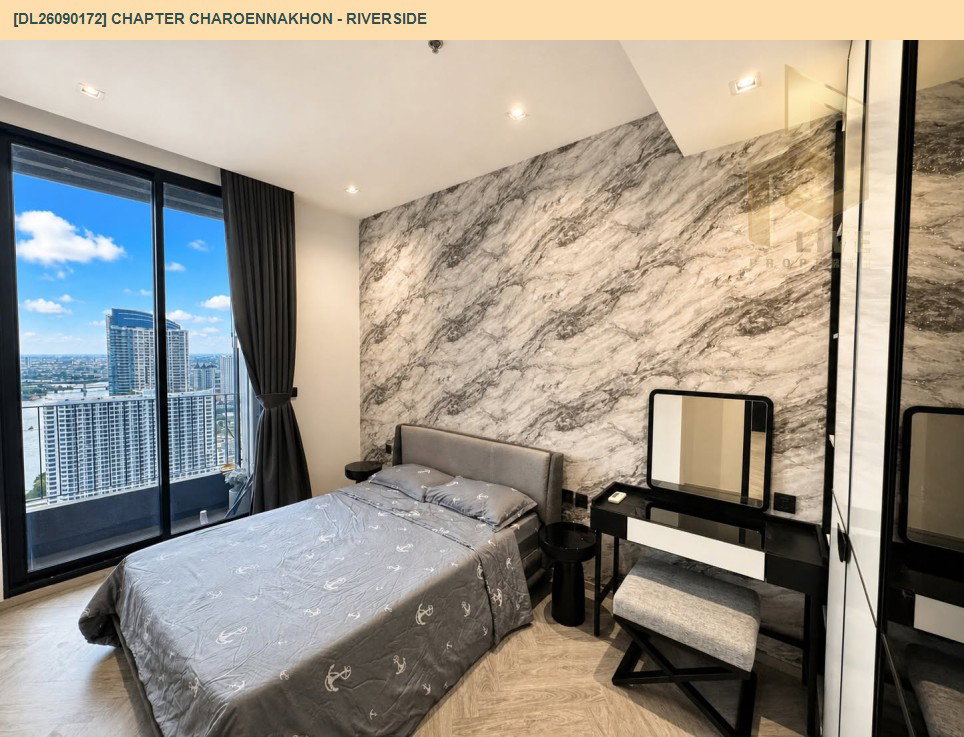 รูป DL26090172 ให้เช่าคอนโด แชปเตอร์ เจริญนคร - ริเวอร์ไซต์ (Chapter Charoennakhon - Riverside) ใกล้ BTS กรุงธนบุรี พร้อมเข้าอยู่ โทรด่วน 0614453194 LineID @952jdxxk - รูปที่ 3/17