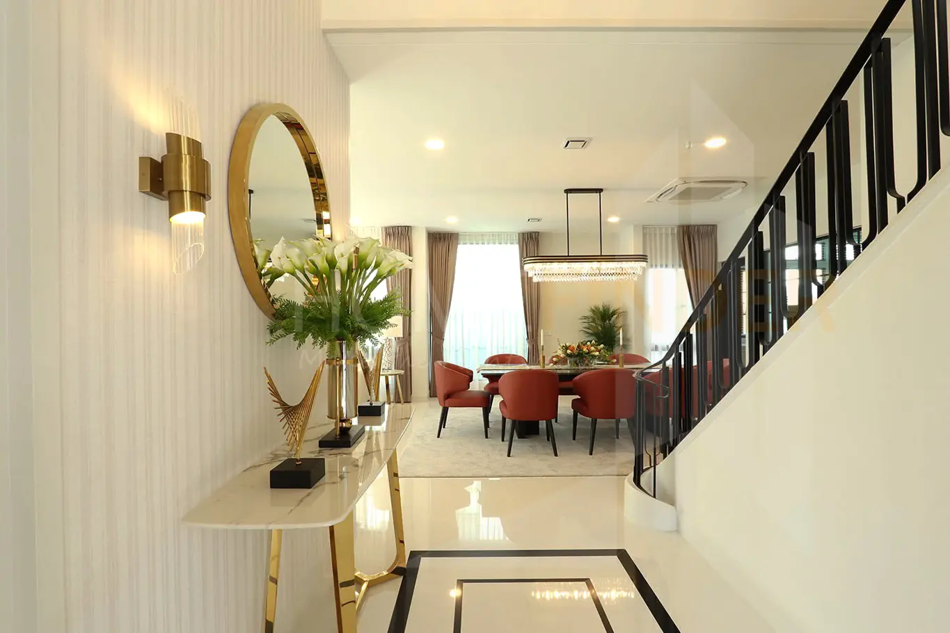 รูป NANTAWAN RAMA 9 New Krungthepkreetha 4 bedrooms, for rent - รูปที่ 4/17