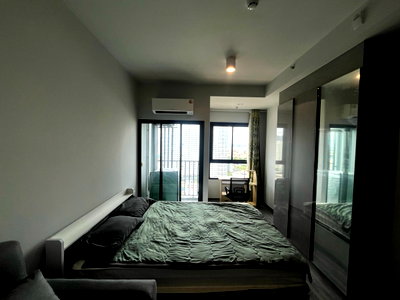 ขายคอนโด : 🔥Hot deal🔥 For Sale : IDEO Ramkhamhaeng–Lamsali Station —studio room, brand-new, fully furnished, near MRT Lamsali