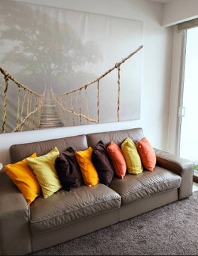 1 ห้องนอน | 1 ห้องน้ำ | BTS Krung Thon Buri | 59 ตร.ม. | 23,000 บาท/เดือน | ชั้น 32 — Supalai Prima Riva กรุงเทพฯ