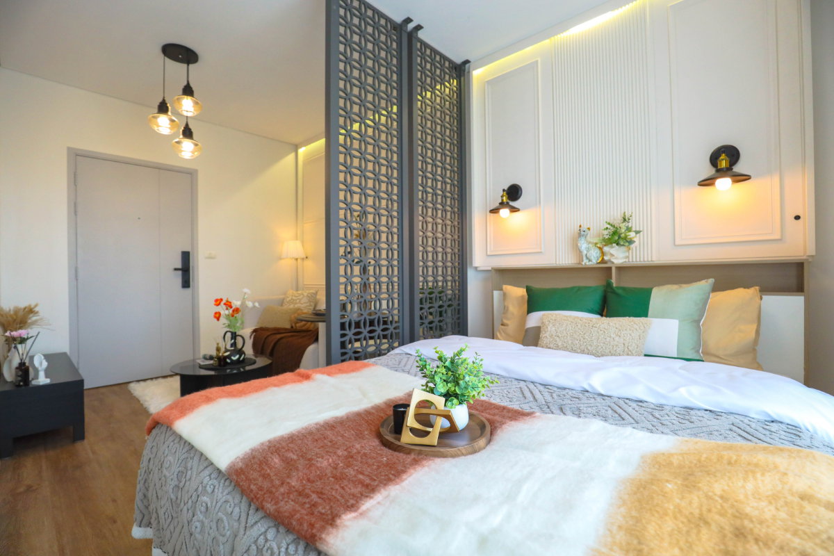 รูป 🏡 คอนโดมิเนียม 23 ตร.ม. 📍 ยูนิโอ พระราม 2 – ท่าข้าม (UNIO RAMA 2 – THAKHAM) ✨ ห้องแต่งสวยพร้อมอยู่ · ทำเลเดินไปเซ็นทรัลพระราม 2 - รูปที่ 2/28