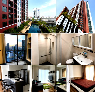 Condos for rent : 1Bed | 1Bath | BTS Wongwian Yai | 30sqm | THB 19,000/mo | Fl.14 — Nye By Sansiri Bangkok