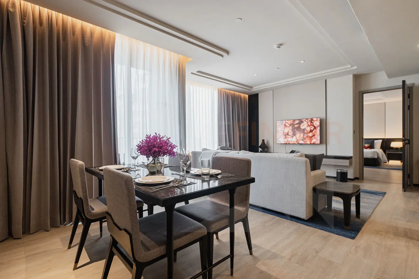 picture Ascott Thonglor Bangkok 3 bedrooms, for rent - 4/12