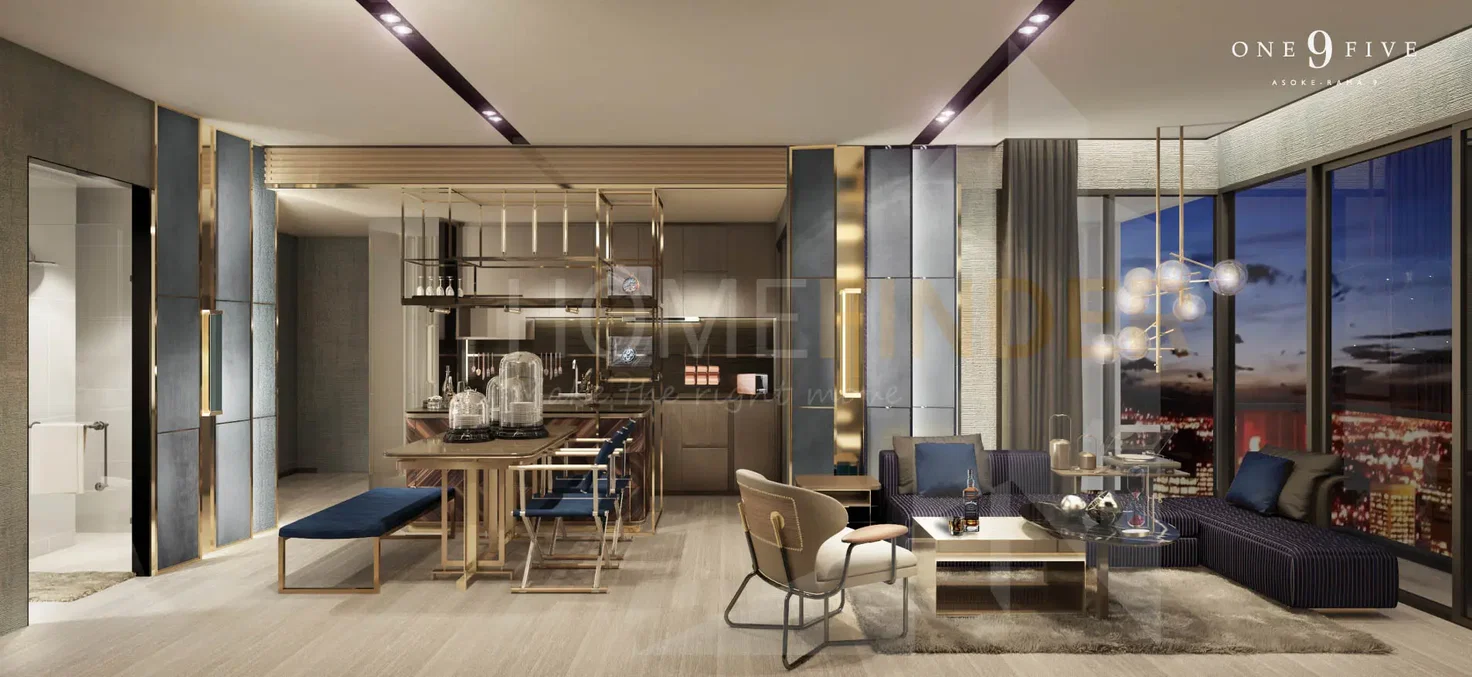 รูป One9Five Asoke - Rama 9 2 bedrooms, for sale - รูปที่ 2/11