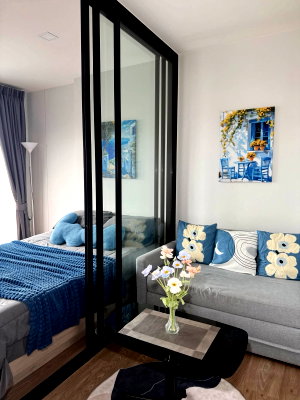 คอนโดให้เช่า : ✅ ให้เช่า คอนโด Modiz Sukhumvit 50 ใกล้ BTS อ่อนนุช ห้องสวยพร้อมอยู่! 🛋️✨