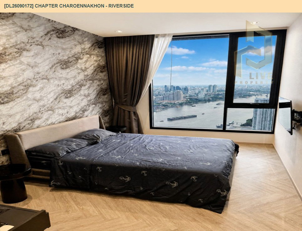 รูป DL26090172 ให้เช่าคอนโด แชปเตอร์ เจริญนคร - ริเวอร์ไซต์ (Chapter Charoennakhon - Riverside) ใกล้ BTS กรุงธนบุรี พร้อมเข้าอยู่ โทรด่วน 0614453194 LineID @952jdxxk - รูปที่ 4/17