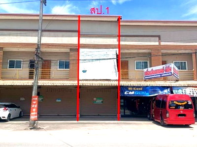 Shophouses for sale Chiang Mai : SHOP HOUSE 29.3 Sq.w. Fang Chiang Mai for 1.8M