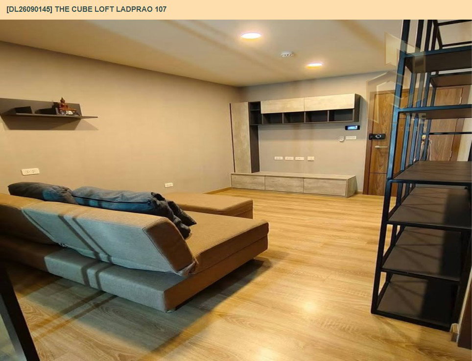 รูป DL26090145 ให้เช่าคอนโด เดอะคิวบ์ ลอฟท์ ลาดพร้าว 107 (THE CUBE LOFT Ladprao 107) ใกล้ รถไฟฟ้าลาดพร้าว 101 พร้อมเข้าอยู่ โทรด่วน 0653619502 LineID @952jdxxk - รูปที่ 8/18
