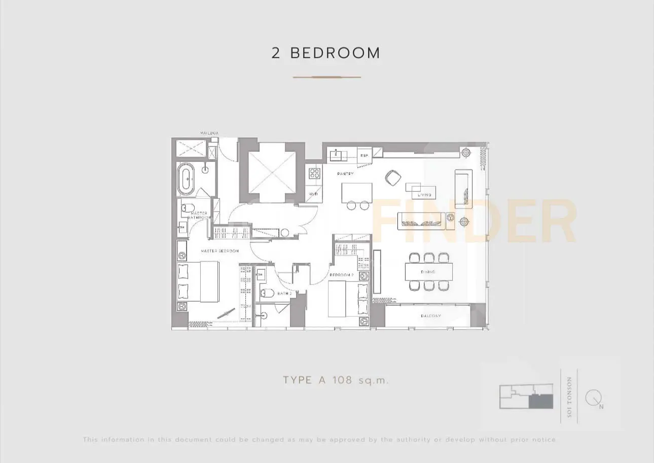 picture Tonson One Residence 2 bedrooms, for sale - 7/7