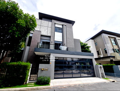 เช่าบ้านเดี่ยว เขตพระโขนง : ให้เช่า บ้านเดี่ยว 3 ชั้น+ลิฟต์ The Gentry Sukhumvit101 | 465ตรม. 4นอน +1 แม่บ้าน แปลงมุม ติดสวน เฟอร์ครบ พร้อมเข้าอยู่ได้เลย 
