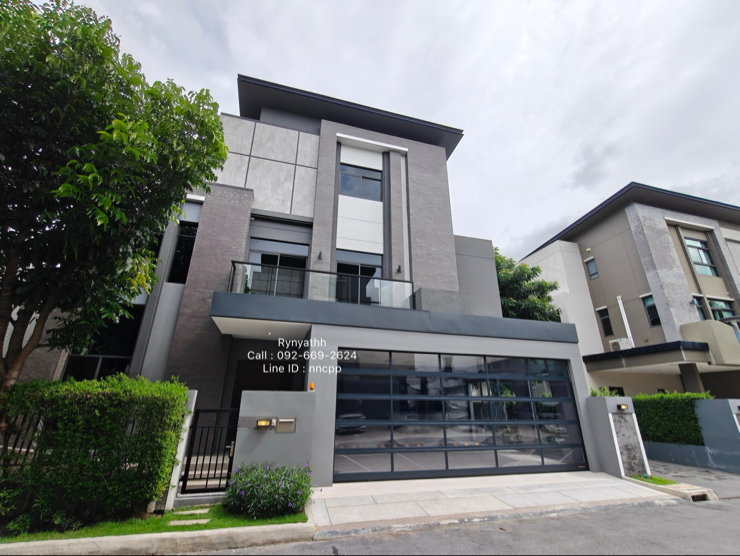 รูป ให้เช่า บ้านเดี่ยว 3 ชั้น+ลิฟต์ The Gentry Sukhumvit101 | 465ตรม. 4นอน +1 แม่บ้าน แปลงมุม ติดสวน เฟอร์ครบ พร้อมเข้าอยู่ได้เลย  - รูปที่ 1/10