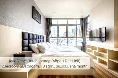 Condos for rent : IDEO Verve Ratchaprarop 2 bedrooms, for rent