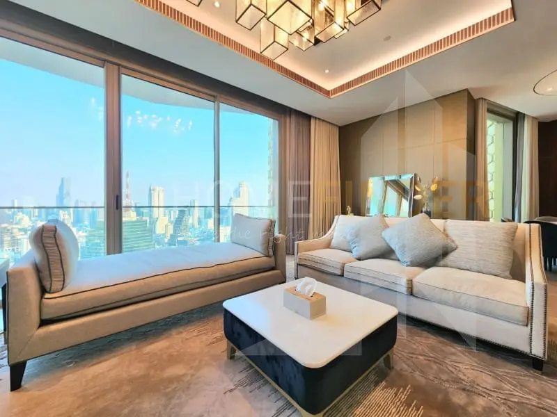 รูป The Residences At Mandarin Oriental Bangkok 3 bedrooms, for rent - รูปที่ 1/10