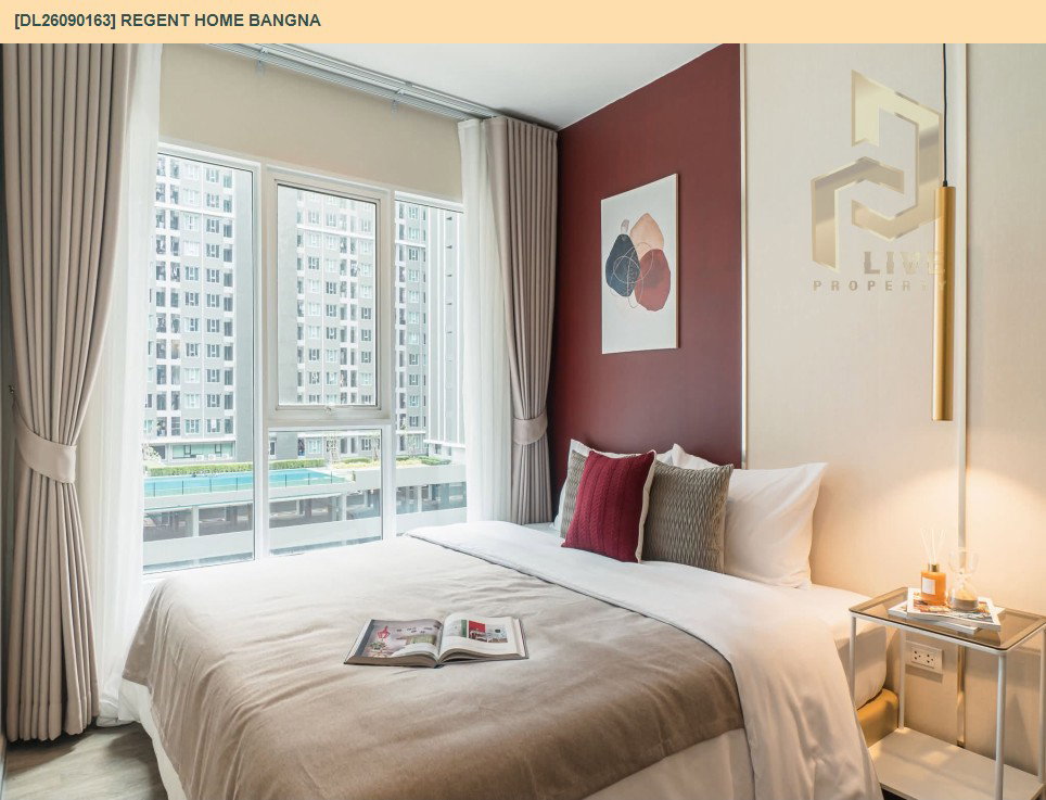 รูป DL26090163 ให้เช่าคอนโด รีเจ้นท์ โฮม บางนา (Regent home bangna) ใกล้ BTS บางนา พร้อมเข้าอยู่ โทรด่วน 0653619502 LineID @952jdxxk - รูปที่ 6/16