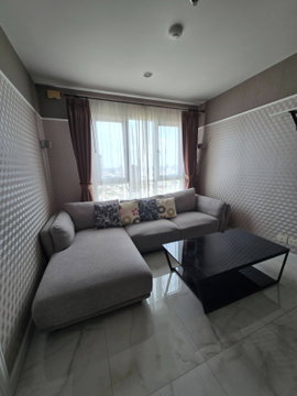 Condo for rent at Lumpini Place water cliff Size 48 sqm 2 bedroom 1 bathroom on 34th floor , Building B , Fully Furnished.