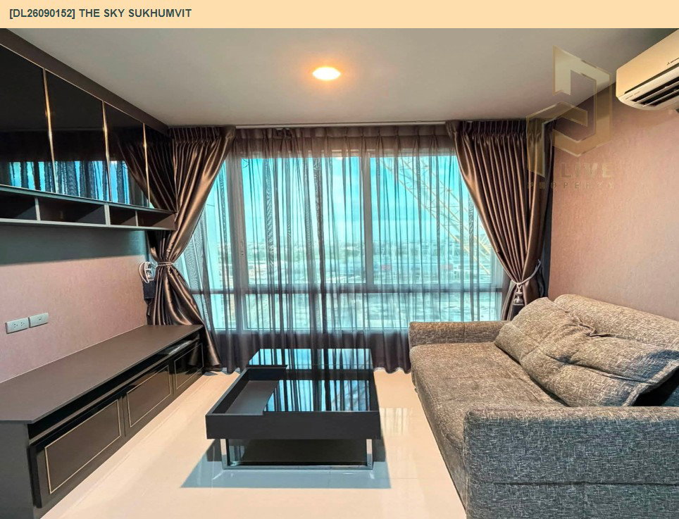 รูป DL26090152 ให้เช่าคอนโด เดอะ สกาย สุขุมวิท (The Sky Sukhumvit) ใกล้ BTS อุดมสุข พร้อมเข้าอยู่ โทรด่วน 0638692663 LineID @952jdxxk - รูปที่ 3/11