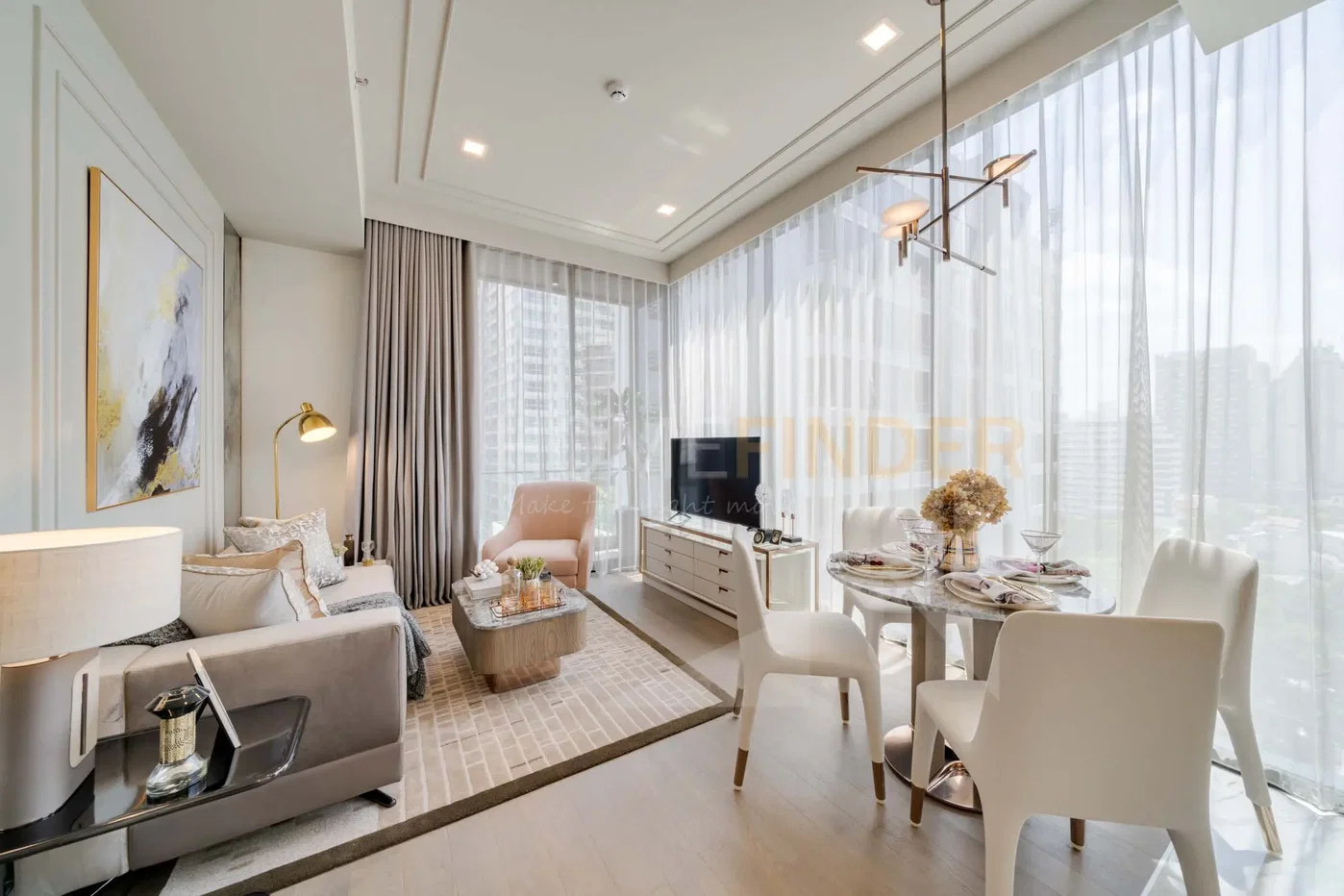 รูป CELES Asoke 2 bedrooms, for sale - รูปที่ 4/4