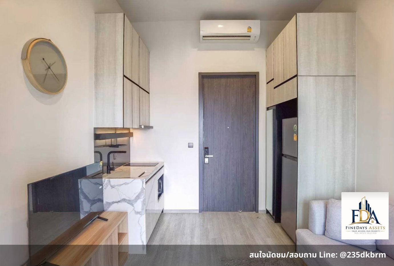 รูป FD-084559✨ ให้เช่าด่วน! เดอะ ไลน์ สุขุมวิท 101 (THE LINE Sukhumvit 101) 1 ห้องนอน แต่งครบพร้อมอ - รูปที่ 2/12