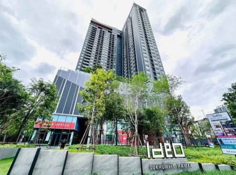 1 ห้องนอน | 1 ห้องน้ำ | BTS Phra Khanong | 46 ตร.ม. | 38,000 บาท/เดือน | ชั้น 25 — Ideo Sukhumvit - Rama 4 กรุงเทพฯ