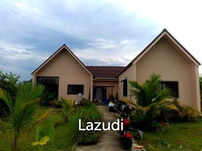 บ้านเดี่ยว การไฟฟ้าส่วนภูมิภาคเชียงราย : บ้านเดี่ยว สไตล์โมเดิร์น 3 ห้องนอน 3 ห้องนั่งเล่น บนพื้นที่กว่า 2 ไร่