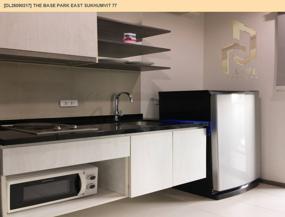 รูป DL26090217 ให้เช่าคอนโด เดอะ เบส พาร์คอีสท์ สุขุมวิท 77 (The Base Park East Sukhumvit 77) ใกล้ BTS อ่อนนุช พร้อมเข้าอยู่ โทรด่วน 0614453194 LineID @952jdxxk - รูปที่ 9/9