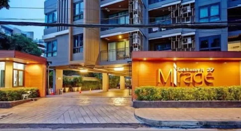 2 ห้องนอน | 2 ห้องน้ำ | BTS Asok | 66 ตร.ม. | 40,000 บาท/เดือน | ชั้น 3 — Mirage Sukhumvit 27 กรุงเทพฯ