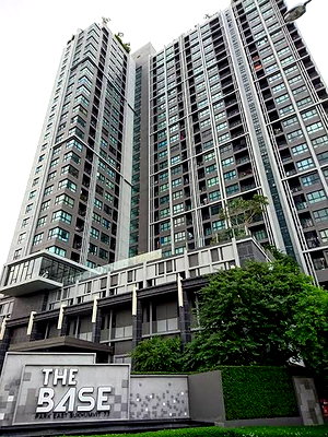 คอนโดให้เช่า : 1 ห้องนอน | 1 ห้องน้ำ | BTS On Nut | 31 ตร.ม. | 16,000 บาท/เดือน | ชั้น 38 — The Base Sukhumvit 77 กรุงเทพฯ