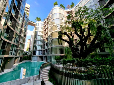 คอนโดให้เช่า : 1 ห้องนอน | 1 ห้องน้ำ | BTS Asok | 41 ตร.ม. | 31,000 บาท/เดือน | ชั้น 1 — Fynn Asoke กรุงเทพฯ