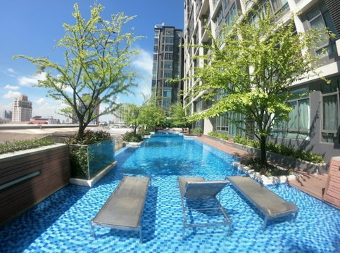 1 ห้องนอน | 1 ห้องน้ำ | MRT Bang O | 30 ตร.ม. | 9,000 บาท/เดือน | ชั้น 5 — Ideo Blucove Sukhumvit กรุงเทพฯ