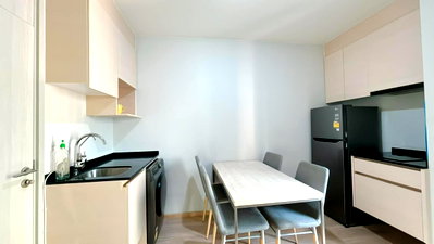 Condos for rent : 2Bed | 2Bath | MRT Thailand Cultural | 52sqm | THB 30,000/mo | Fl.31 — Noble Revolve Ratchada Bangkok