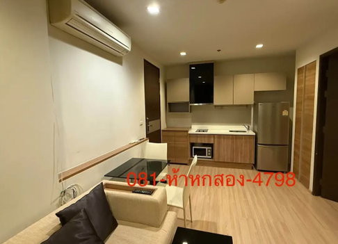1 ห้องนอน | 1 ห้องน้ำ | BTS Saphan Taksin | 38 ตร.ม. | 21,000 บาท/เดือน | ชั้น 4 — Rhythm Sathorn กรุงเทพฯ