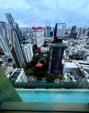 Condos for rent : 1Bed | 1Bath | BTS Ratchathewi | 35sqm | THB 27,000/mo | Fl.40 — Wish Signature Midtown Siam Bangkok