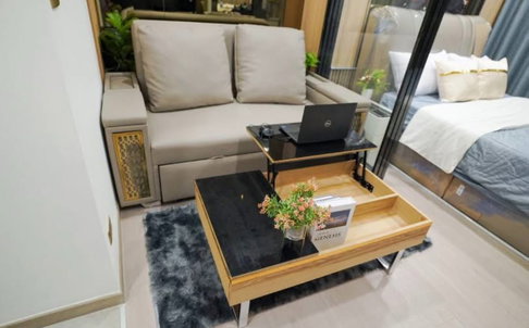 1 ห้องนอน | 1 ห้องน้ำ | MRT Phra Ram 9 | 28 ตร.ม. | 22,000 บาท/เดือน | ชั้น 15 — One 9 Five Asoke - Rama 9 กรุงเทพฯ