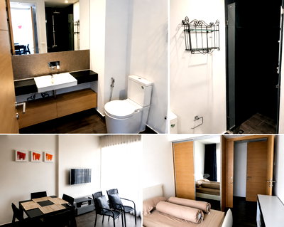 Condos for rent : 1Bed | 1Bath | BTS Ekkamai | 45sqm | THB 35,000/mo | Fl.20 — The Lofts Ekkamai Bangkok