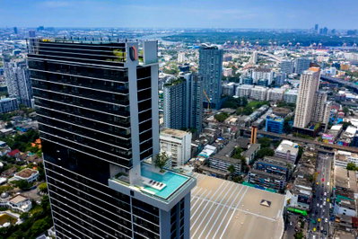 Condos for rent : 1Bed | 1Bath | BTS On Nut | 27sqm | THB 22,000/mo | Fl.36 — Knightsbridge Prime Onnut Tori Laolee Bangkok