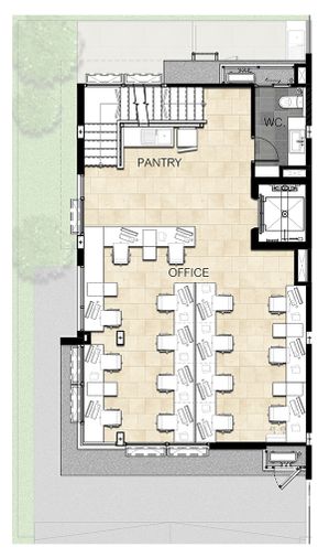 3-bed home office for rent, 480 sqm, 40 sq wah, PREMIUM PLACE KASET – NAWAMIN