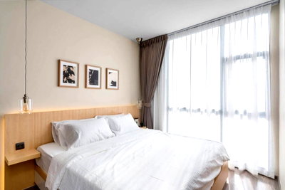 Condos for rent : 1Bed | 1Bath | BTS Ekkamai | 36sqm | THB 33,000/mo | Fl.8 — Rhythm Ekkamai Bangkok