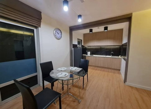 2 ห้องนอน | 2 ห้องน้ำ | MRT Tha Phra | 90 ตร.ม. | 18,000 บาท/เดือน | ชั้น 9 — Riviera Condominium Muang Thong Thani กรุงเทพฯ
