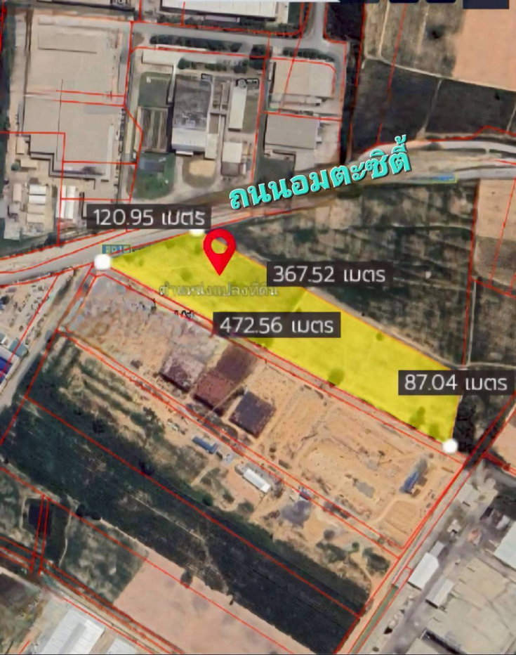 รูป ขายที่ดินผังสีม่วงเข้ม 22 ไร่ ติดนิคมอมตะซิตี้ระยอง เหมาะสร้างโรงงาน โกดัง - รูปที่ 8/10
