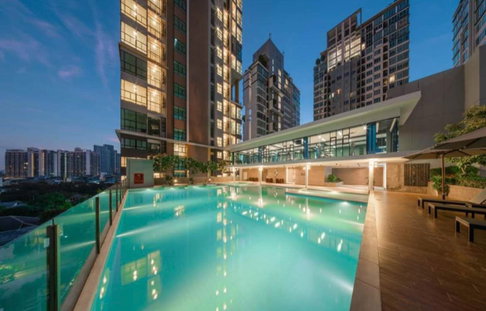 1Bed | 1Bath | BTS Udom Suk | 33sqm | THB 18,000/mo | Fl.6 — The Sky Sukhumvit Bangkok