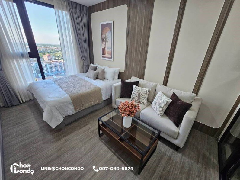 รูป Origin Play Bangsaen ชั้น20----------ห้องใหม่+ตกแต่งสวย----------Tel 097-049-5874 (Line: @choncondo มี@ด้วย) - รูปที่ 2/15