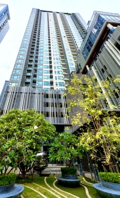 Condos for rent : 1Bed | 1Bath | MRT Phra Ram 9 | 25sqm | THB 14,000/mo | Fl.30 — Rhythm Asoke Bangkok