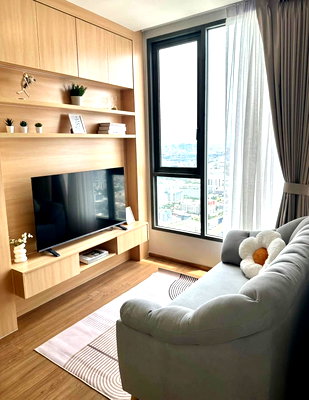 Condos for rent : Condo for rent, Cloud Thonglor-Phetchaburi, Building 1, 47th floor, 1 bedroom, 32 sq m, near MRT Phetchaburi.