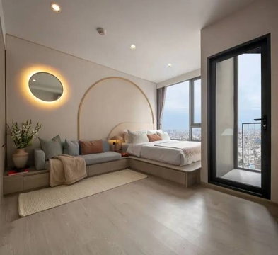 1 ห้องนอน | 1 ห้องน้ำ | BTS Wongwian Yai | 25 ตร.ม. | 16,000 บาท/เดือน | ชั้น 9 — Reference Sathorn - Wongwianyai กรุงเทพฯ