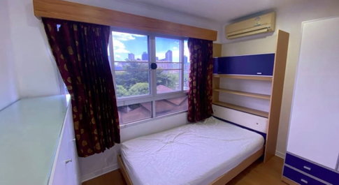 2 ห้องนอน | 2 ห้องน้ำ | MRT Huai Khwang | 61 ตร.ม. | 24,000 บาท/เดือน | ชั้น 4 — Lumpini Ville Cultural Center กรุงเทพฯ